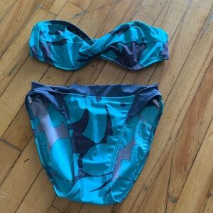 Vintage La Blanca strapless bikini set